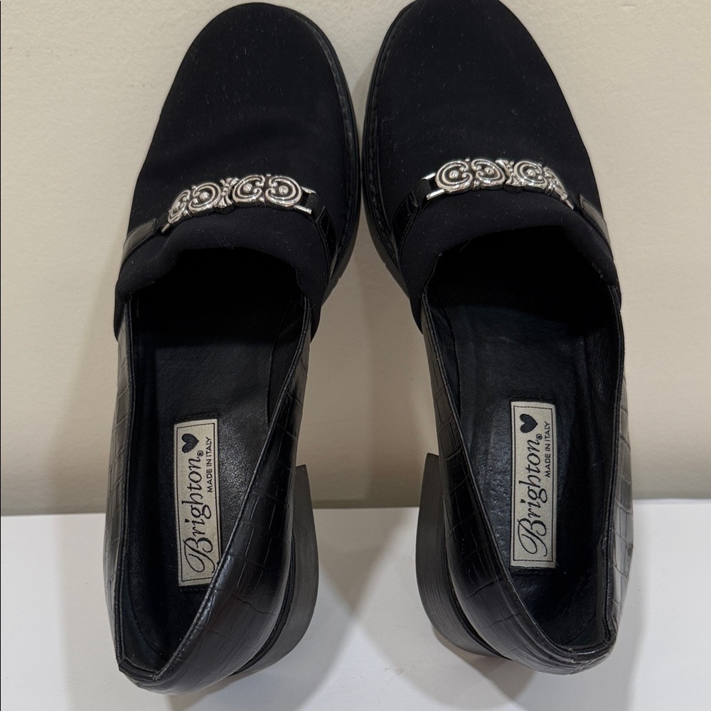 Brighton Kansas Black Flats with Silver Detailing (sz 9) - Picture 6 of 7
